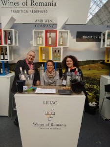 Standul cramei Liliac la London Wine Fair 2015